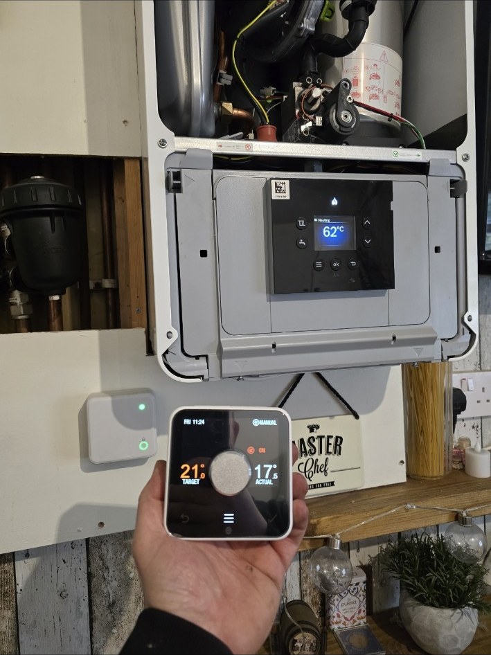 Boiler and smart heating control diagnostic work by Collins Gas & Heating Ltd