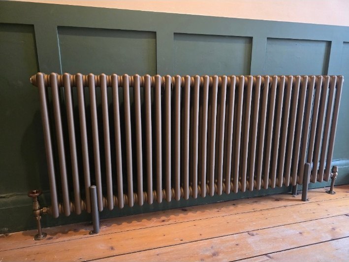 Designer radiator installation